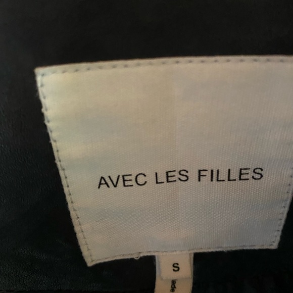 Avec Les Filles - Vintage Wash Genuine Leather Biker - Picture 2 of 6